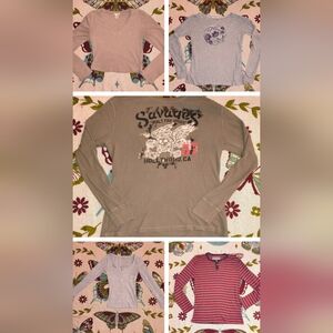 Assorted Long Sleeve Tops Bundle
